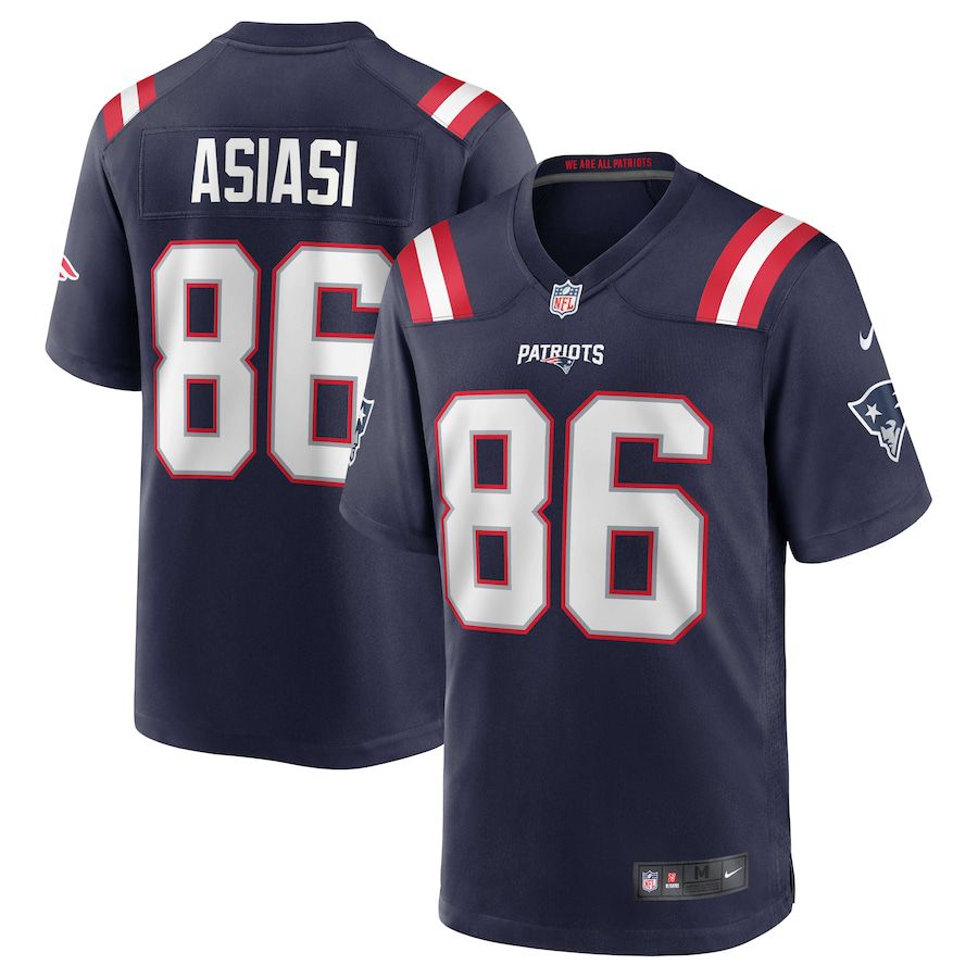 Men New England Patriots #86 Devin Asiasi Nike Navy Team Game NFL Jersey->new england patriots->NFL Jersey